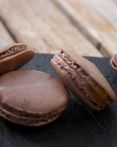Macaron mit Salzkaramell