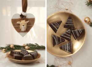Die dürfen auf keinem Plätzchenteller fehlen: Köstliche Baumkuchen-Pralinen sind ein tolles Geschenk aus der Küche zu Weihnachten. Kochkarussell - dein Foodblog mit den besten Weihnachtsrezepten.