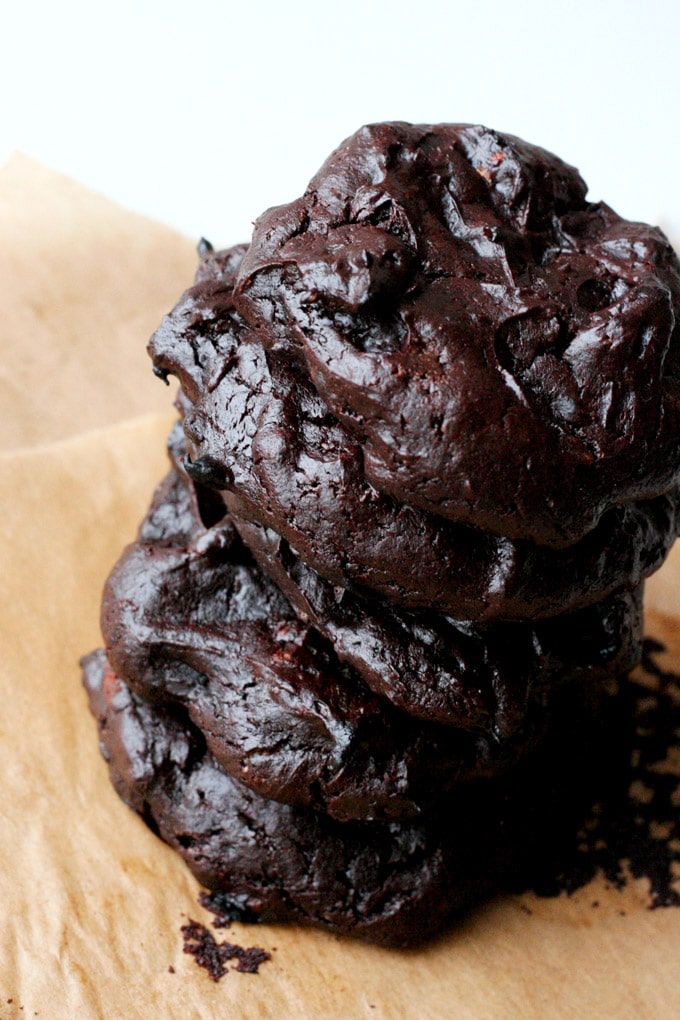 Dark Chocolate Avocado Cookies