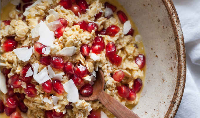 Orangen Granatapfel Overnight Oats Kochkarussell.com