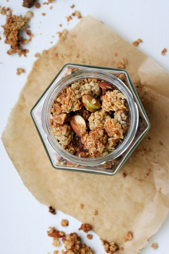 Orangen-Pistazien-Knuspermüsli - Kochkarussell.com