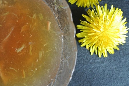 Löwenzahnmarmelade mit Rhabarber von Organisation mit Sabine