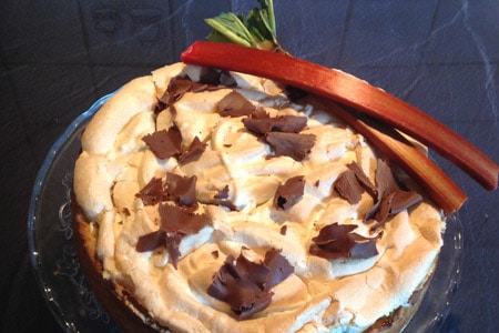 Rhabarberkuchen mit Guß von Ilonas Kreativatelier
