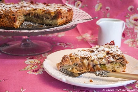 Rhabarberstreuselkuchen von Geschmackssinn