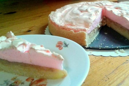 Rhabarbertarte mit Baiserhaube von Schokolastig