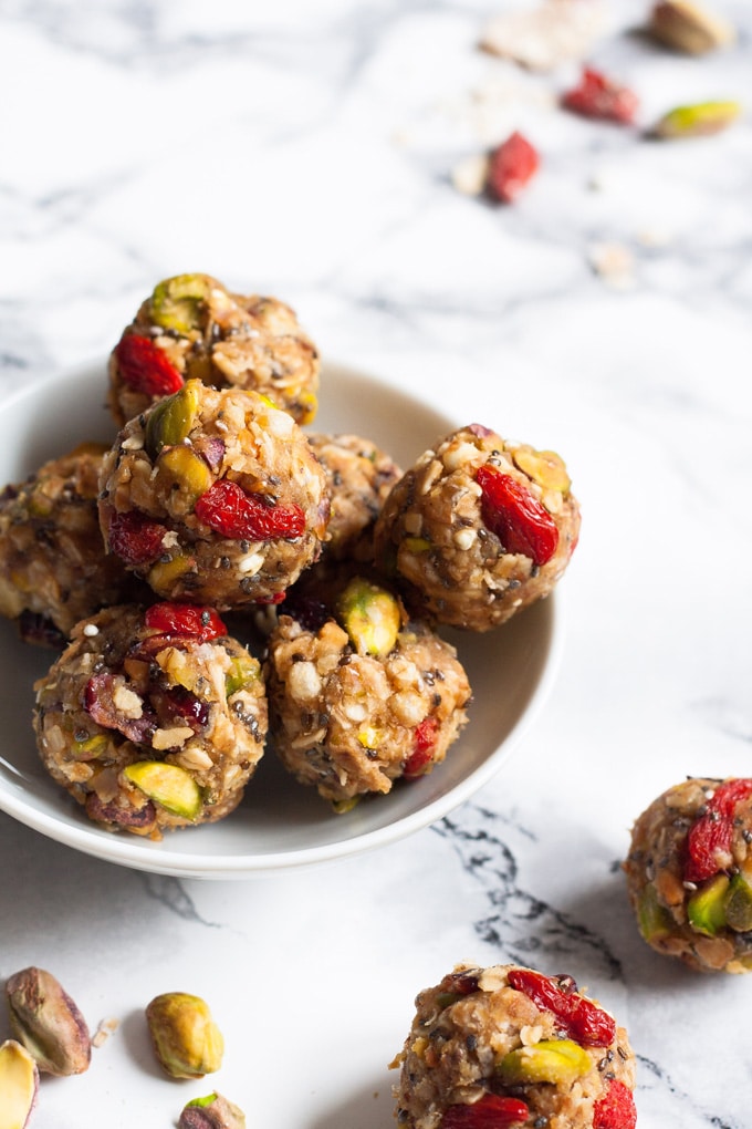 No-Bake Berry Pistachio Energy Bites Berry Pistachio Energy Bites8