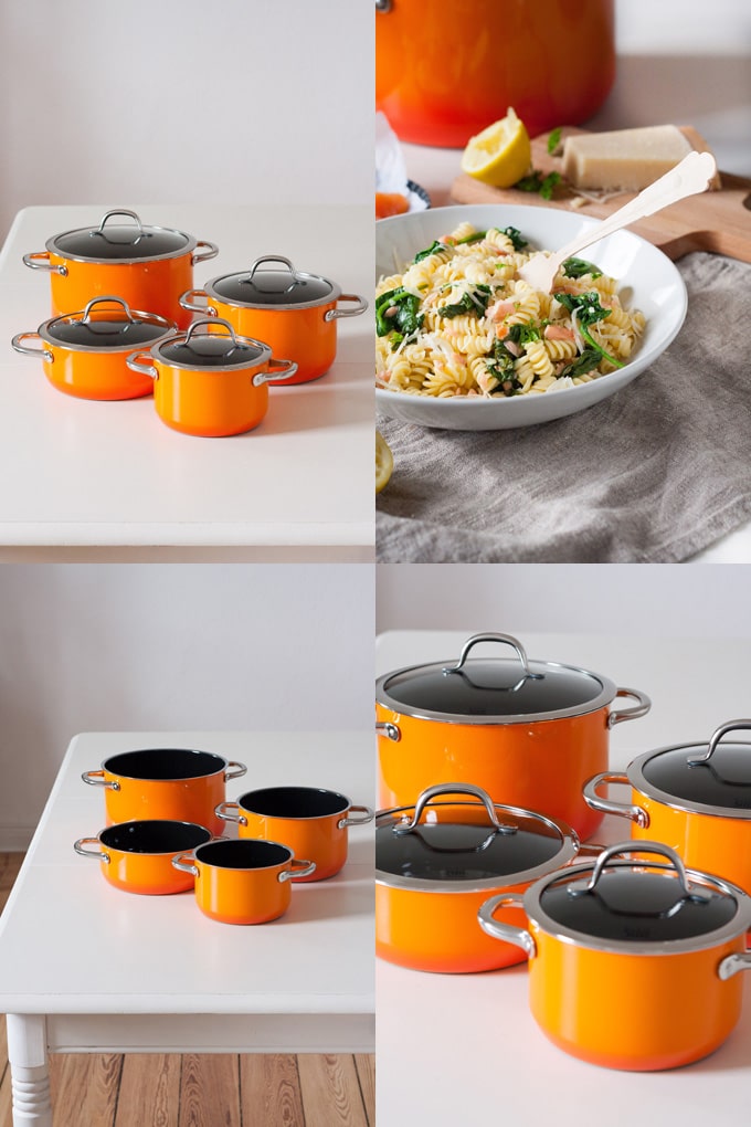 Werbung. One Pot Pasta mit Spinat und Räucherlachs-Für dieses Rezept braucht ihr nur einen Topf, acht Zutaten und 15 Minuten Zeit - Kochkarussell.com