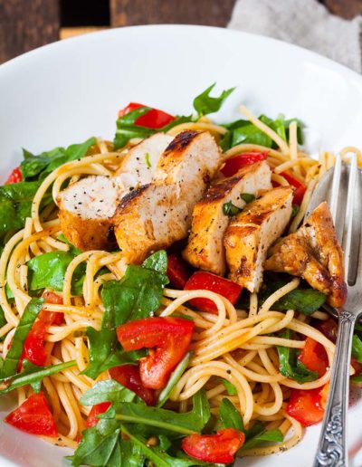 Bruschetta Chicken Pasta Rezept