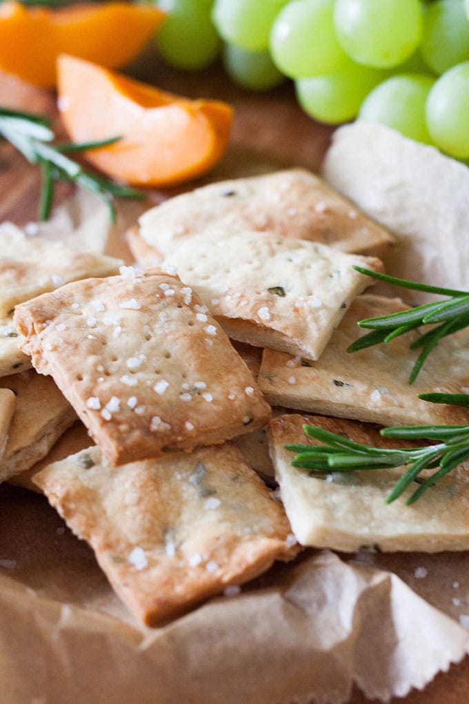 Rosemary Sea Salt Cracker - Kochkarussell.com
