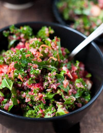 Pink Power Salat mit Rote Beete und Orangen-Vinaigrette 1