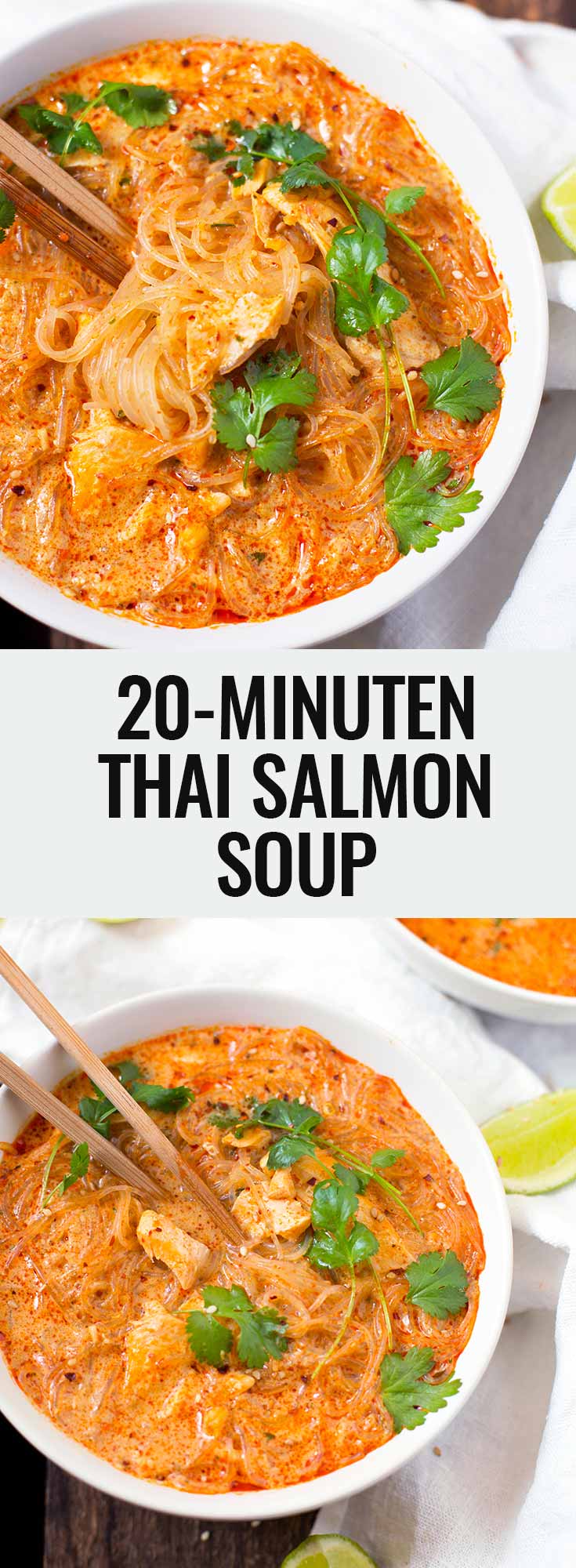 20-Minuten Thai Salmon Soup. Dieses 10-Zutaten Rezept ist schnell, einfach und immer wieder gut - Kochkarussell.com 20-Minuten Thai Salmon Soup. Dieses 10-Zutaten Rezept ist schnell, einfach und immer wieder gut - Kochkarussell.com