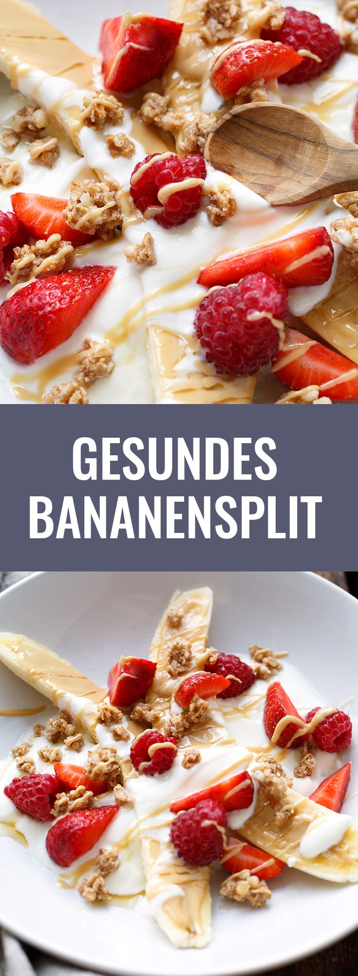 Banane und Erdbeeren für 5-Minuten gesundes Bananensplit - Kochkarussell.com Banane und Erdbeeren für 5-Minuten gesundes Bananensplit - Kochkarussell.com