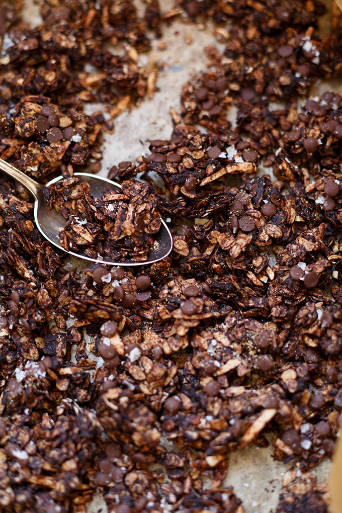 Selbstgemachtes Schoko-Knuspermüsli mit Meersalz! Dieses 9-Zutaten Rezept ist super einfach, schokoladig und unglaublich gut. Perfekt fürs Frühstück! - Kochkarussell.com #schokoknuspermüsli #schokomüsli #schokolade Selbstgemachtes Schoko-Knuspermüsli mit Meersalz! Dieses 9-Zutaten Rezept ist super einfach, schokoladig und unglaublich gut. Perfekt fürs Frühstück! - Kochkarussell.com #schokoknuspermüsli #schokomüsli #schokolade