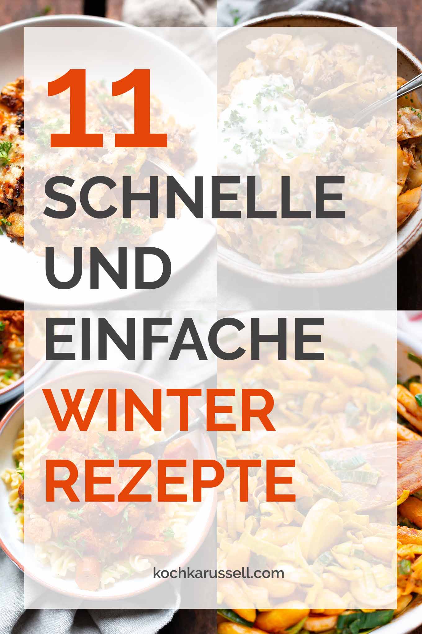 11 schnelle und einfache Winter-Rezepte. Diese Soulfood-Rezepte musst du probieren! - Kochkarussell Foodblog #winterrezepte #soulfood #nomnom