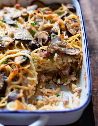 Spaghetti-Carbonara-Auflauf-mit-Champignons-7