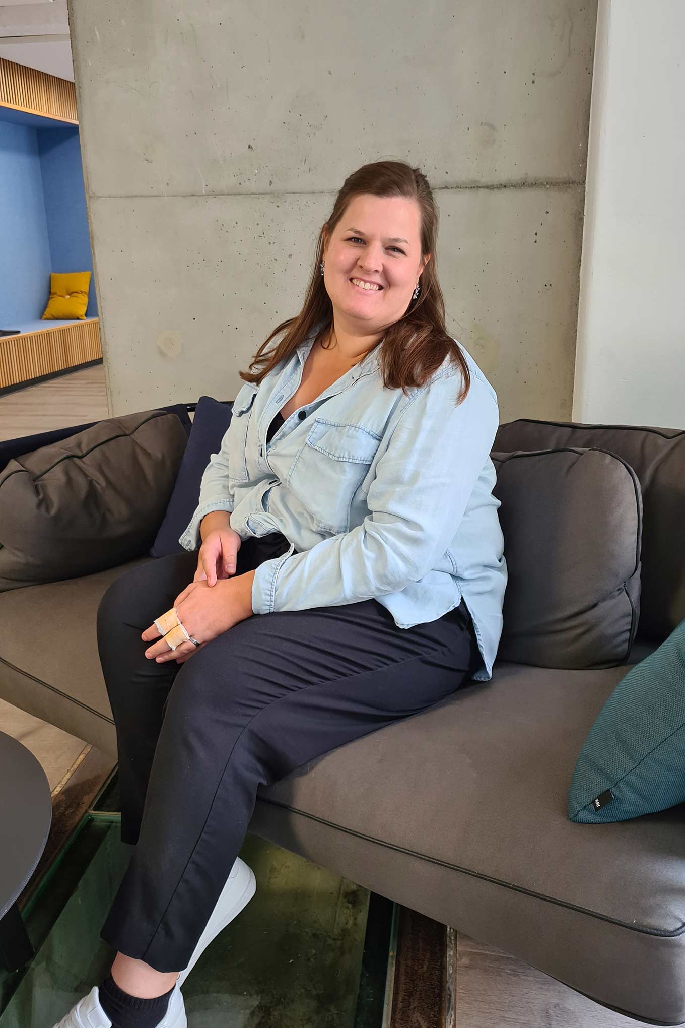 Kathia - die neue Assistenz im Kochkarussell.