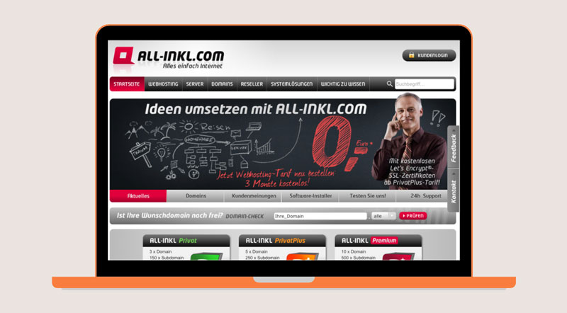 Hosting mit All-inkl.