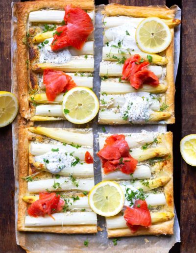 Spargel-Tarte-mit-Lachs-und-Blaetterteig-5