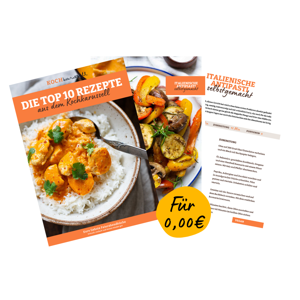 Newsletter Anmeldung Kochkarussell Kochkarussell-Newsletter