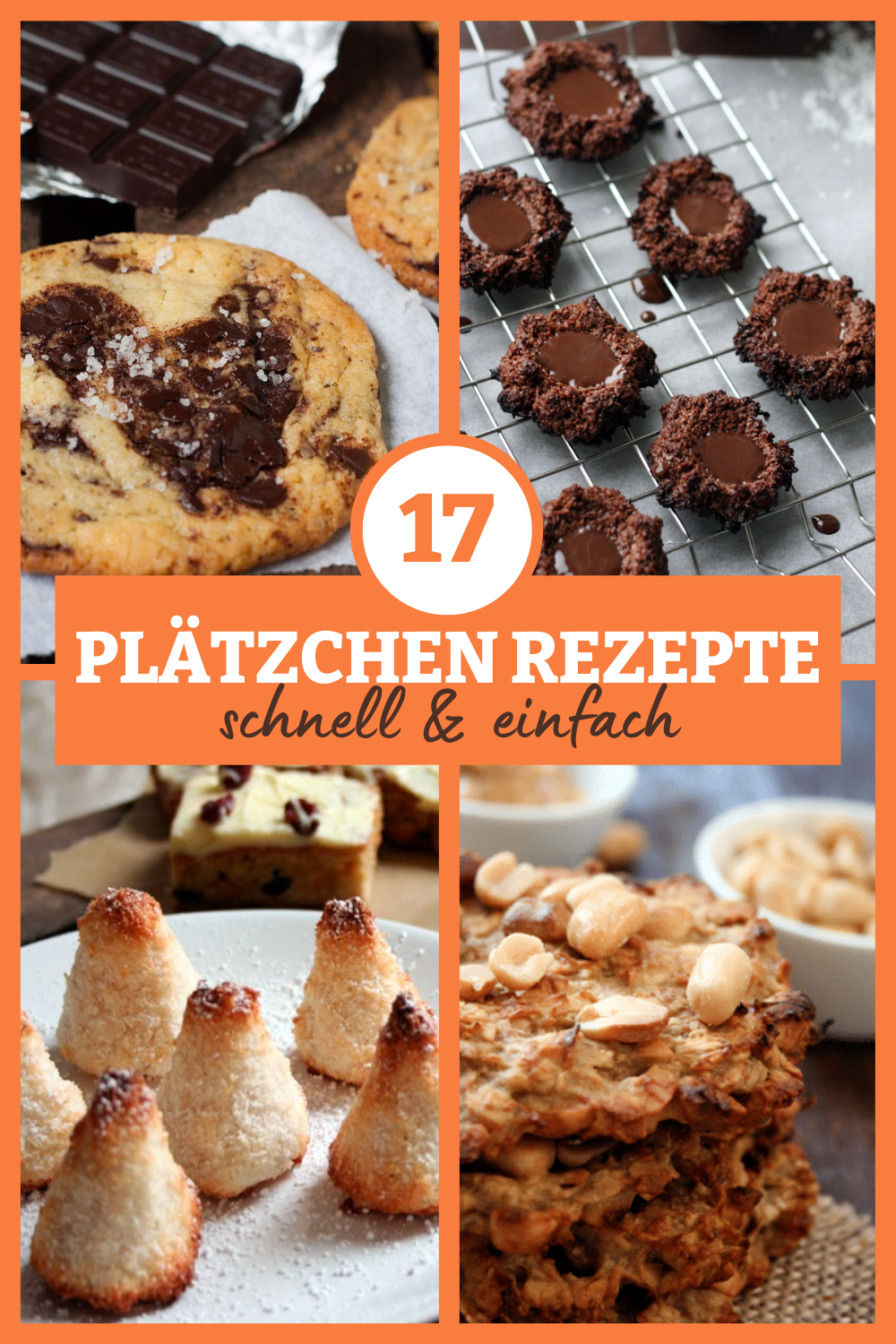 17 Last Minute Plätzchen Rezepte: Hier findest du 17 schnelle, einfache und günstige Rezeptideen für deine selbst gemachten Geschenke aus der Küche. Ob Cookies, Plätzchen oder einfache Kekse - hier ist für jede Naschkatze etwas dabei. Für ein super leckeres Weihnachtsfest. Allesamt Last Minute geeignet und mit Liebe gemacht.
Kochkarussell - dein Foodblog für schnelle und einfache Feierabendrezepte.