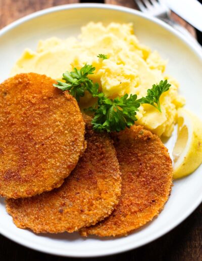 Kohrlabi-Schnitzel-mit-Kartoffelpueree