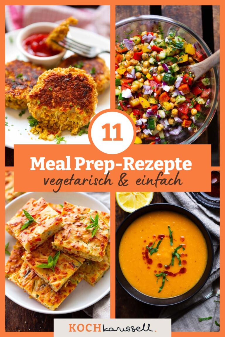 Meal Prep vegetarisch Rezepte schnell einfach