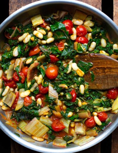 Mangold-Pfanne mit Feta und Tomaten Rezept 1