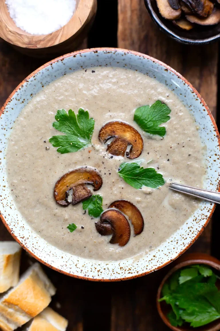 Pilzsuppe Rezept mit Sahne